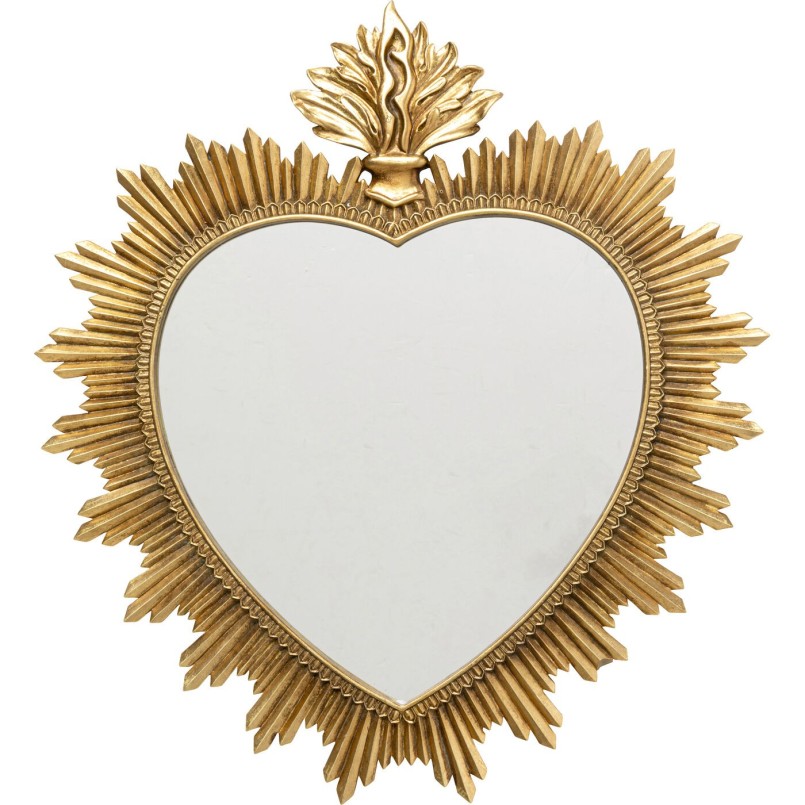 Décoration murale Heart Mirror 49x54cm