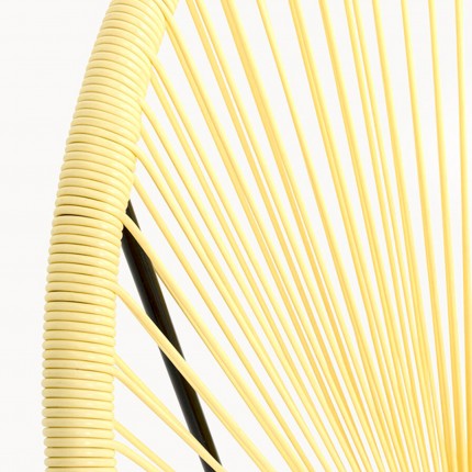 Outdoor Armchair Acapulco butter yellow Kare Design