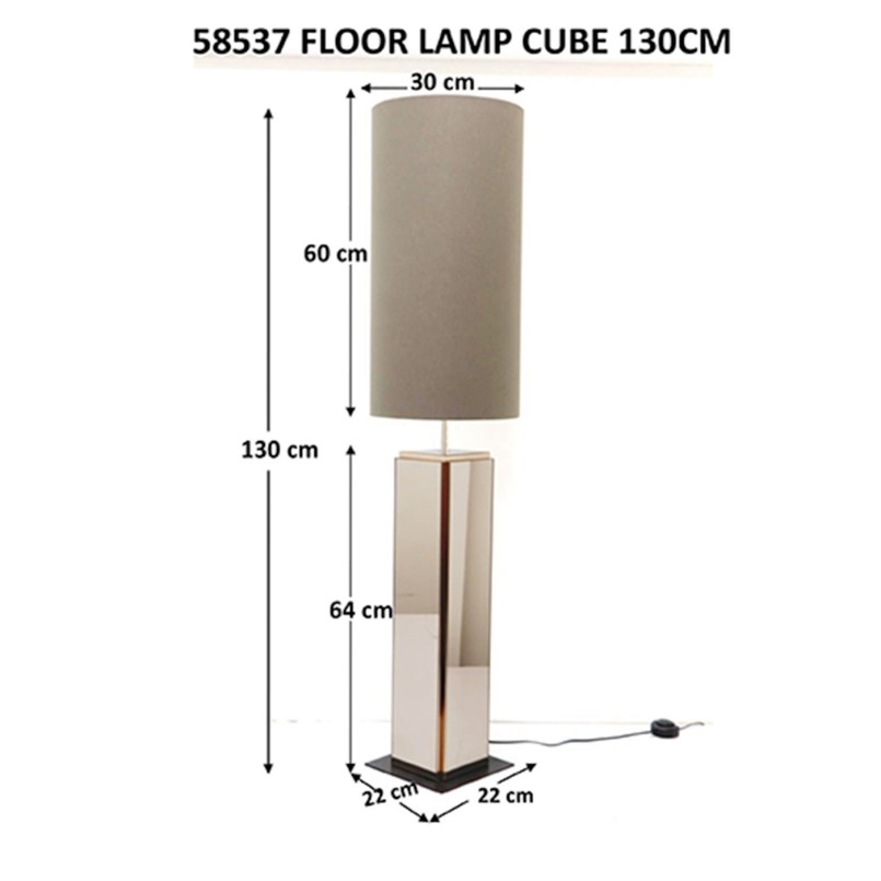 Vloerlamp Cube 130cm Kare Design