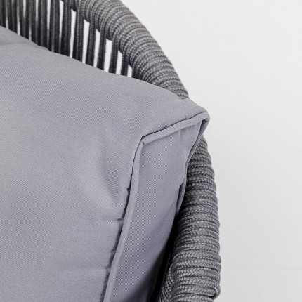 Tuinfauteuil Elba grijs Kare Design