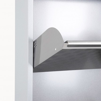 Schoenenkast Caruso alu 5 laden Kare Design