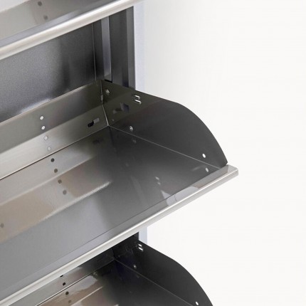 Schoenenkast Caruso alu 5 laden Kare Design