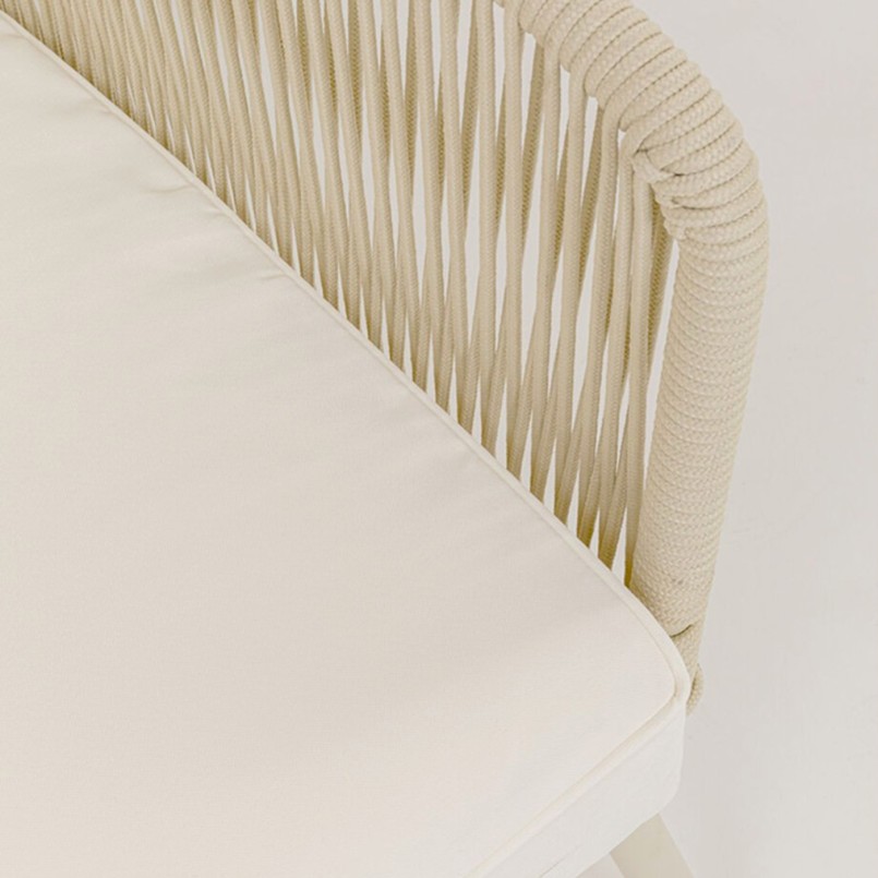 Tuinmeubilair Elba 4-Zits creme Kare Design