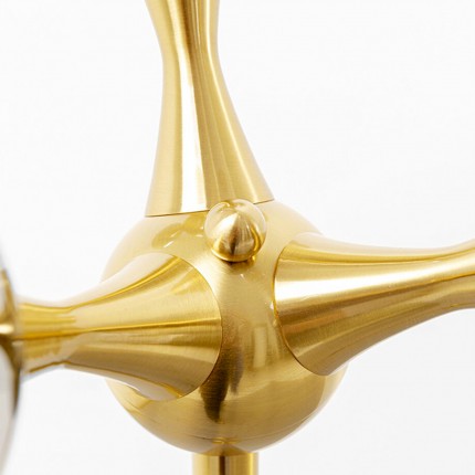 Vloerlamp Atomic Balls 174cm goud Kare Design