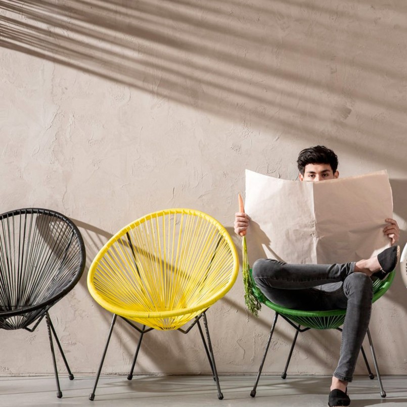 Green garden armchair - Acapulco - Kare Design
