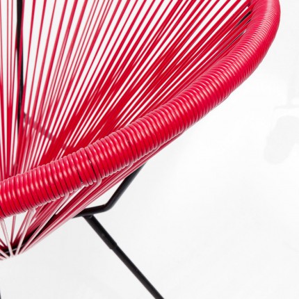 Tuinfauteuil Acapulco rood Kare Design