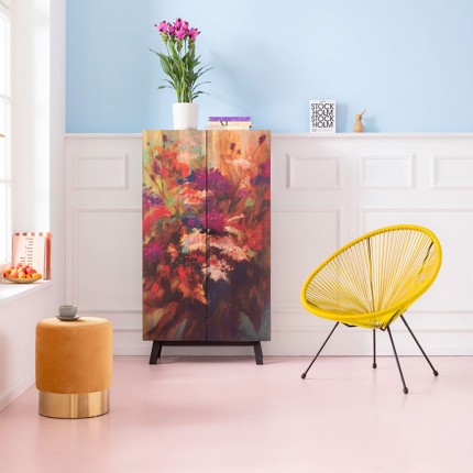 Tuinfauteuil Acapulco geel Kare Design