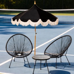 Parasol Temple black 200cm Kare Design