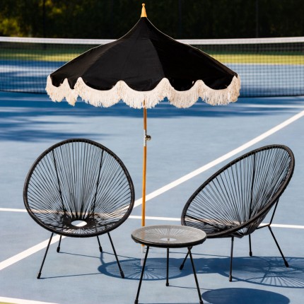 Parasol Temple black 200cm Kare Design