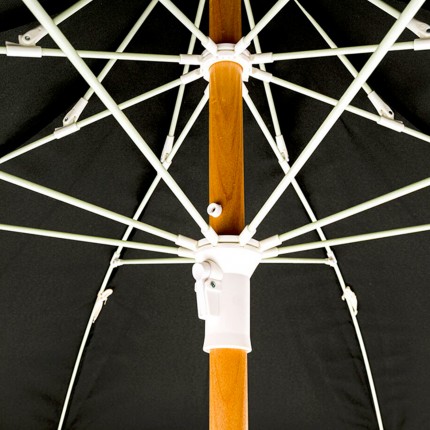 Parasol Temple zwart 200cm Kare Design