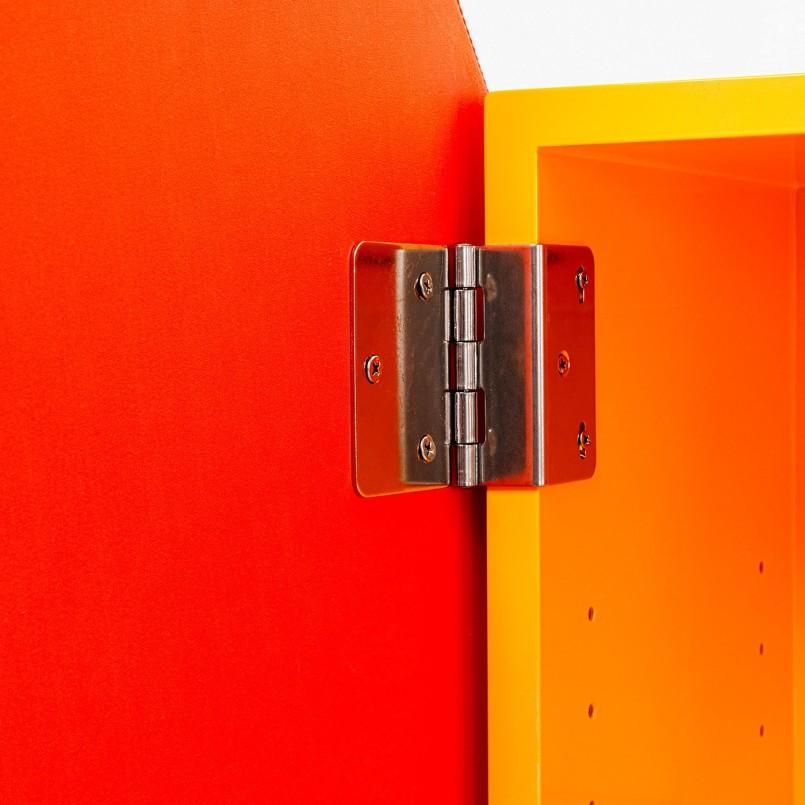 Wall Shelf Nimbus orange Kare Design