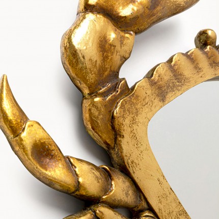 Wanddecoratie spiegel krab Kare Design