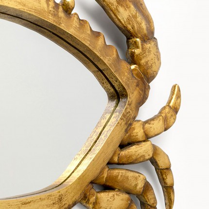 Wanddecoratie spiegel krab Kare Design