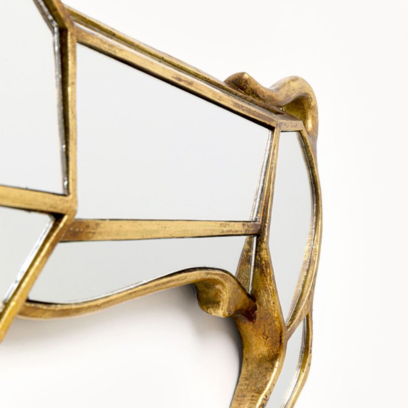 Wanddecoratie spiegel bassethond Kare Design