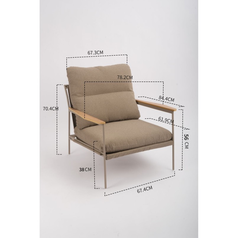 Ensemble de sièges Corsica crème (5/pcs.)