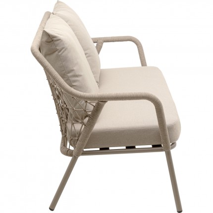 Outdoor Sofa Milos 2-Seater beige Kare Design