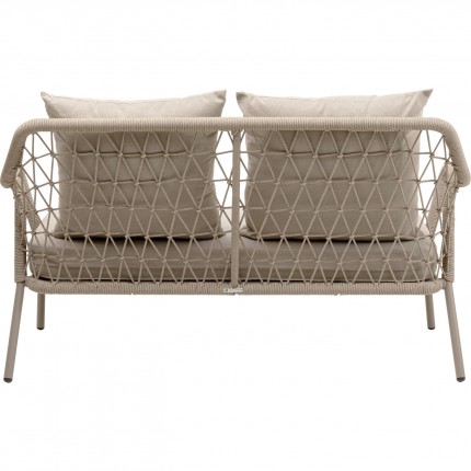 Outdoor Sofa Milos 2-Seater beige Kare Design