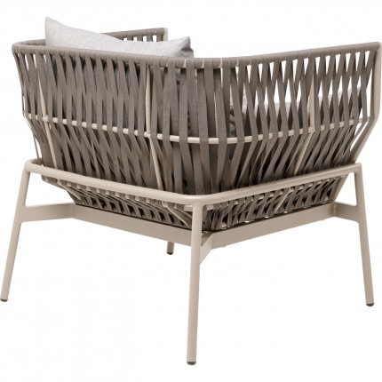 Outdoor Armchair Formenta grey Kare Design