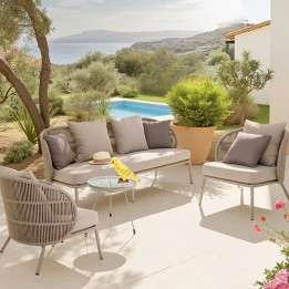 Outdoor Set Sicily beige Kare Design