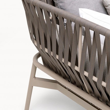 Tuinsofa Formenta 3-Zits grijs Kare Design