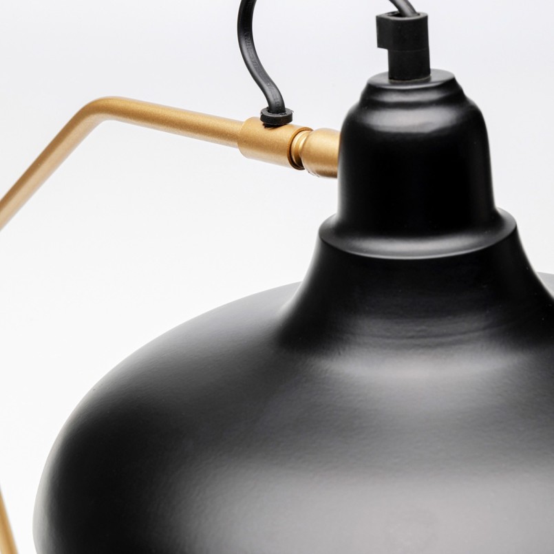 Black and gold steel industrial lamp - Doro - Kare Design