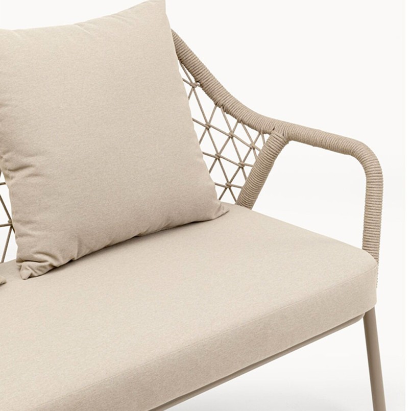 Outdoor Sofa Milos 2-Seater beige Kare Design