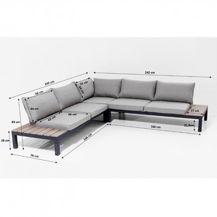 Tuinmeubilair Holiday beige Kare Design