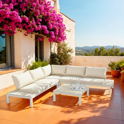 Outdoor Set Holiday beige Kare Design