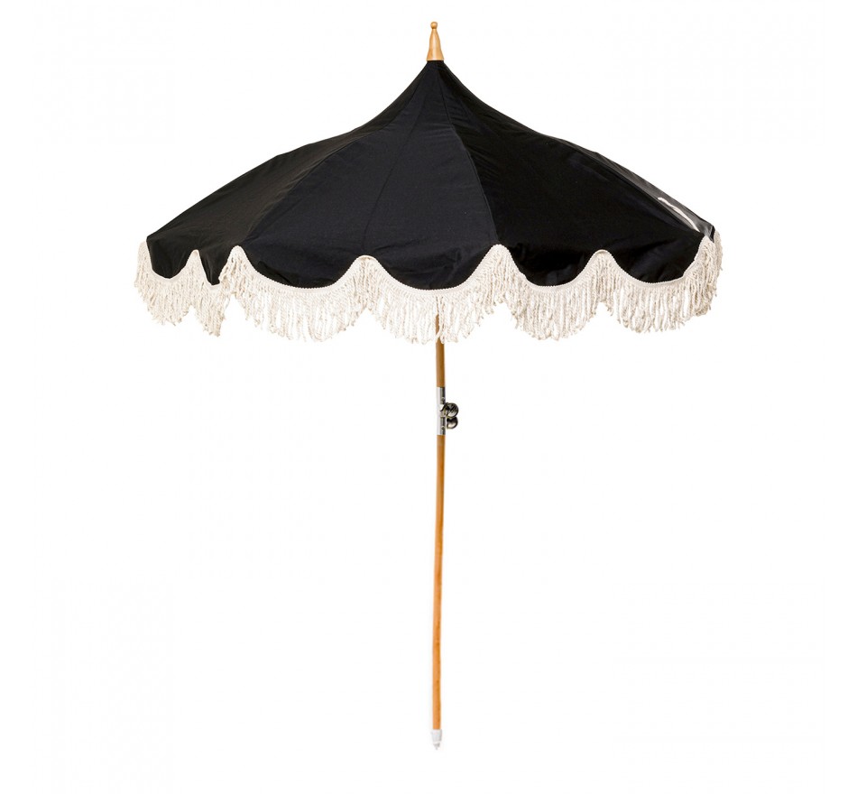Parasol Temple zwart 200cm Kare Design