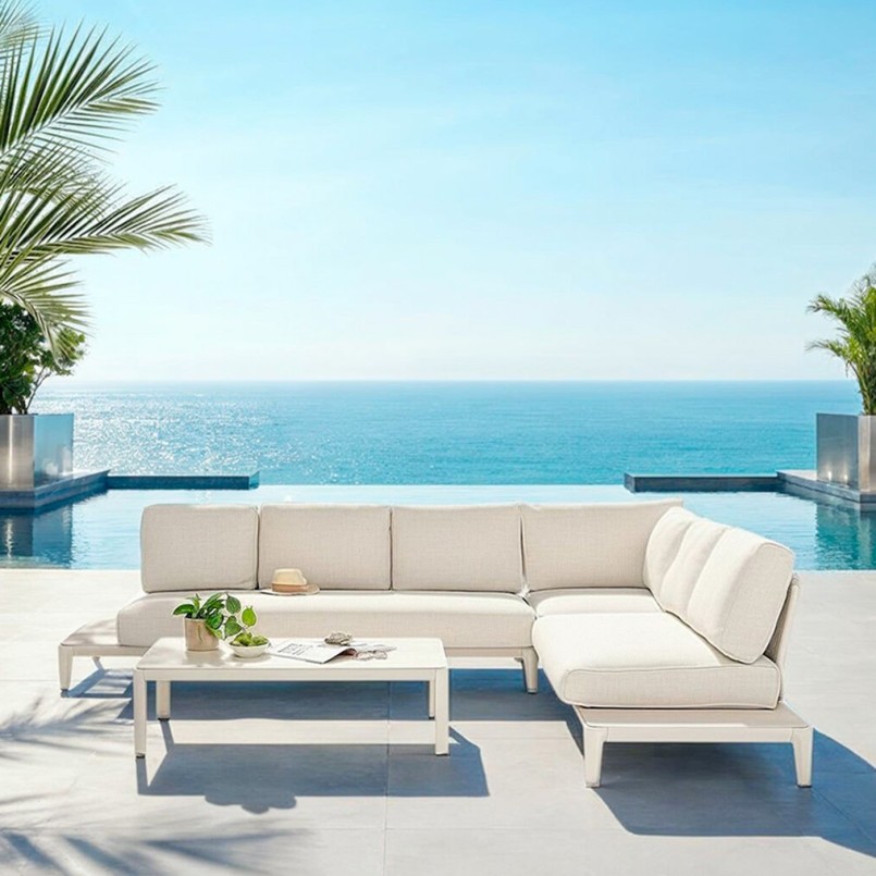 Tuinmeubilair Mykonos creme Kare Design