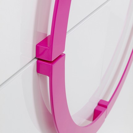 Kledingkast Tresor wit en roze Kare Design