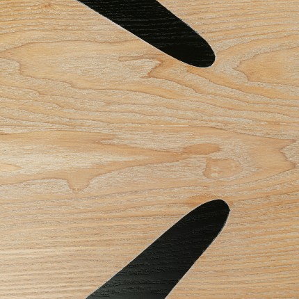 Salontafel Petal 90x60cm zwart Kare Design