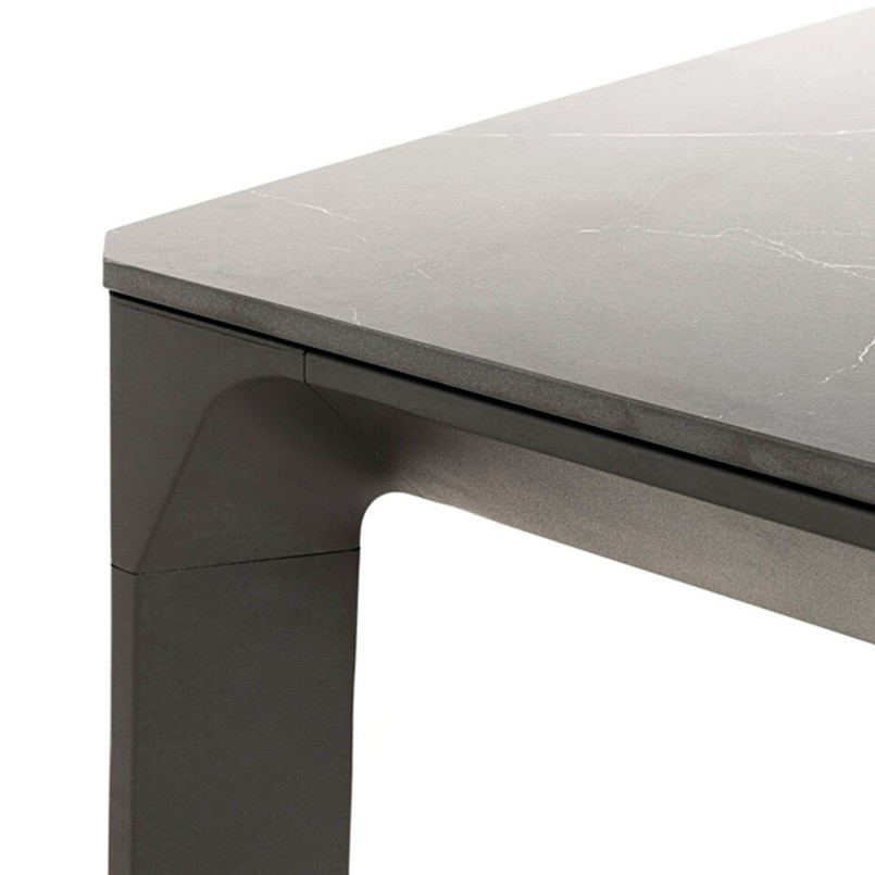 Tuintafel Bari 180x90cm zwart Kare Design
