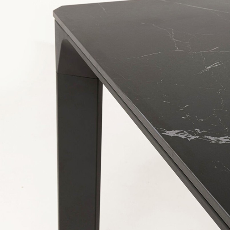 Tuintafel Bari 180x90cm zwart Kare Design