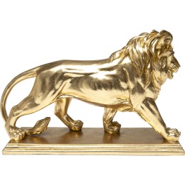 Figurine décorative Lion doré 31cm