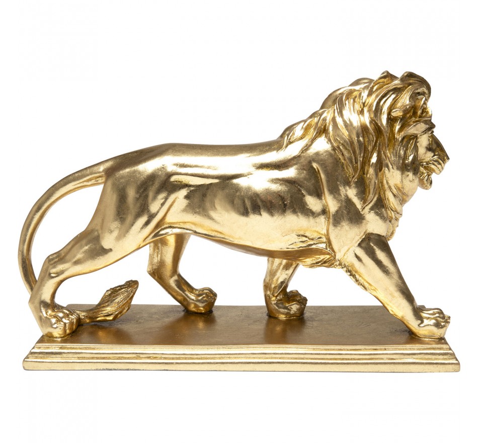 Deco lion gold 31cm Kare Design