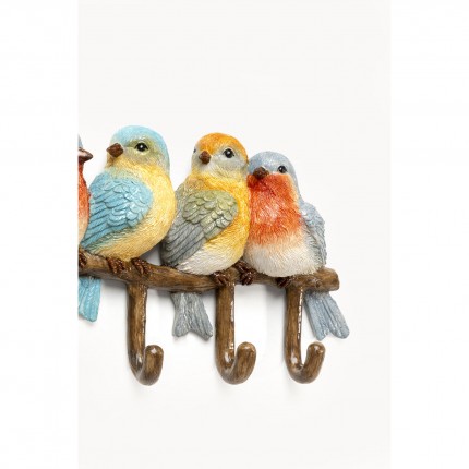 Wall Coat Rack birds 36cm Kare Design