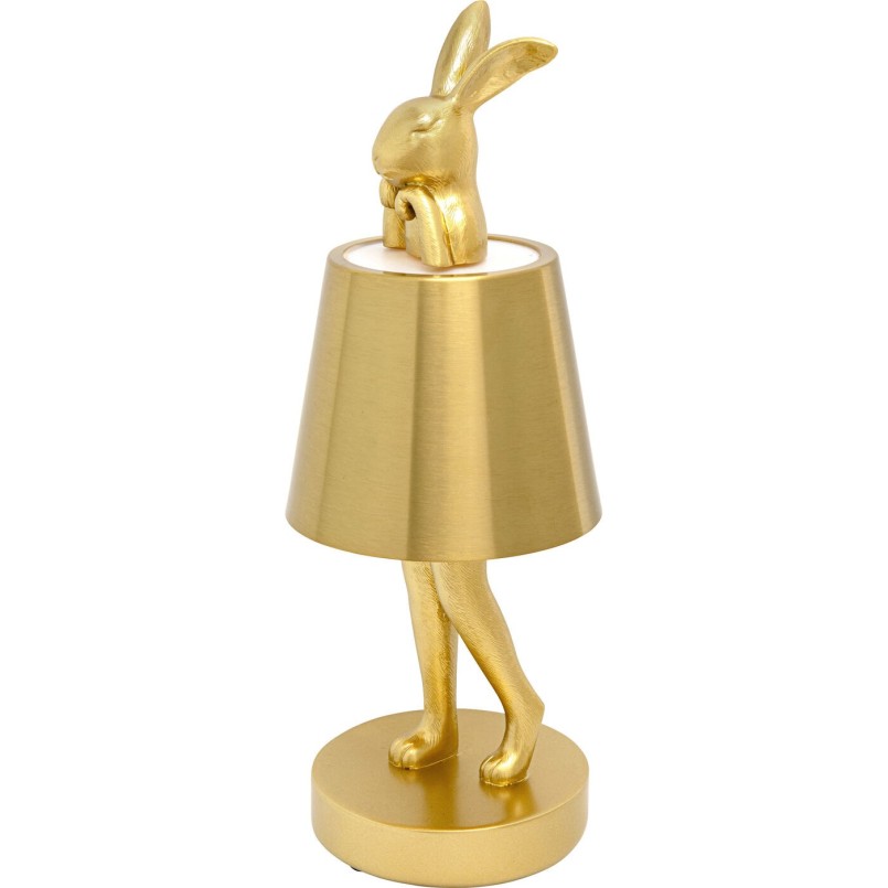 Lampe à poser Animal Rabbit LED doré 29cm