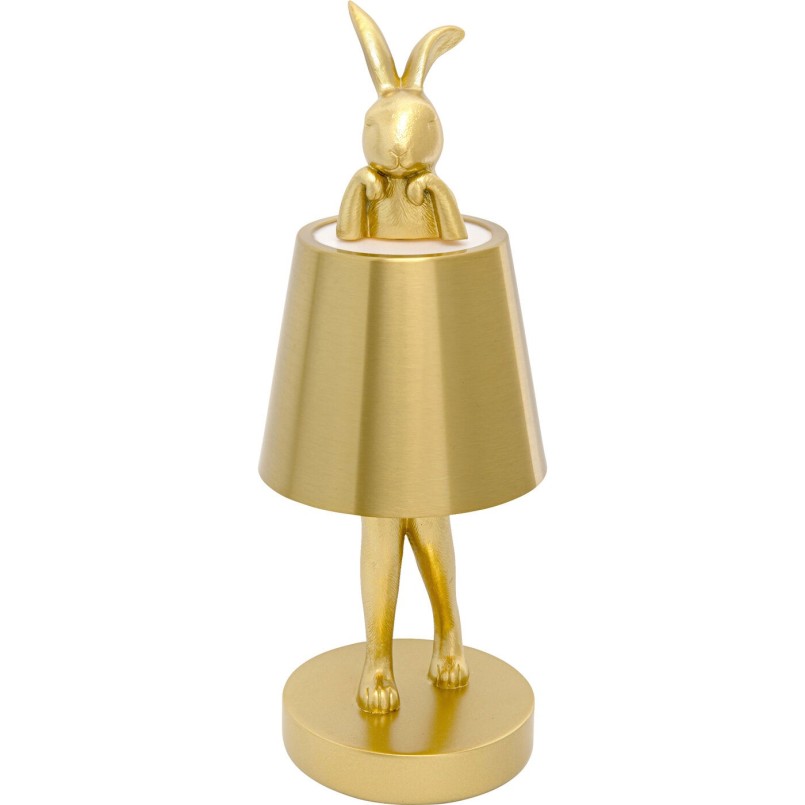 Lampe à poser Animal Rabbit LED doré 29cm