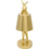 Lampe à poser Animal Rabbit LED doré 29cm