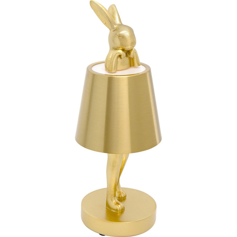 Lampe à poser Animal Rabbit LED doré 29cm