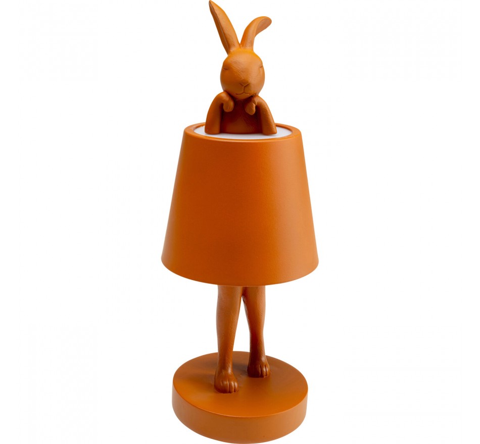 Table Lamp Animal rabbit LED 29cm orange Kare Design