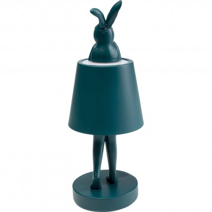 Table Lamp Animal rabbit LED 29cm blue Kare Design