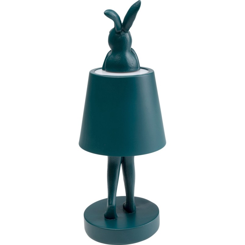 Lampe à poser Animal Rabbit LED pétrole 29cm