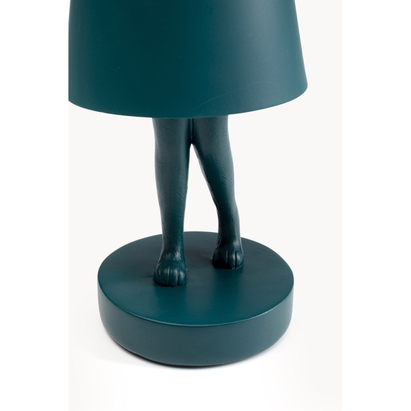Lampe à poser Animal Rabbit LED pétrole 29cm