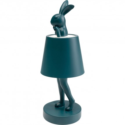Table Lamp Animal rabbit LED 29cm blue Kare Design