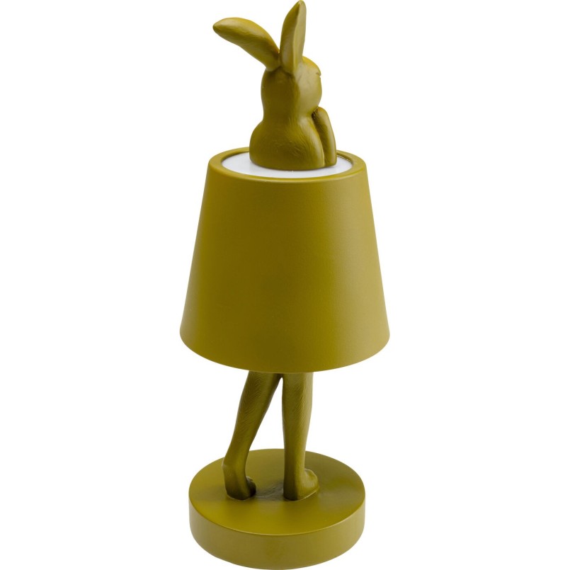 Lampe à poser Animal Rabbit LED vert 29cm
