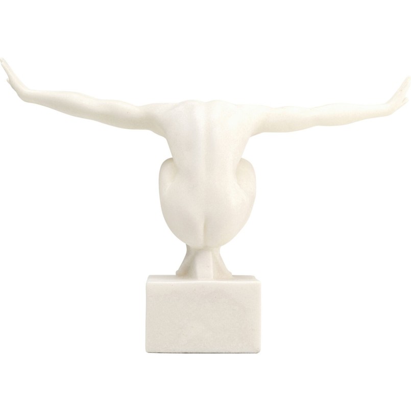 Objet décoratif Athlet blanc 50cm