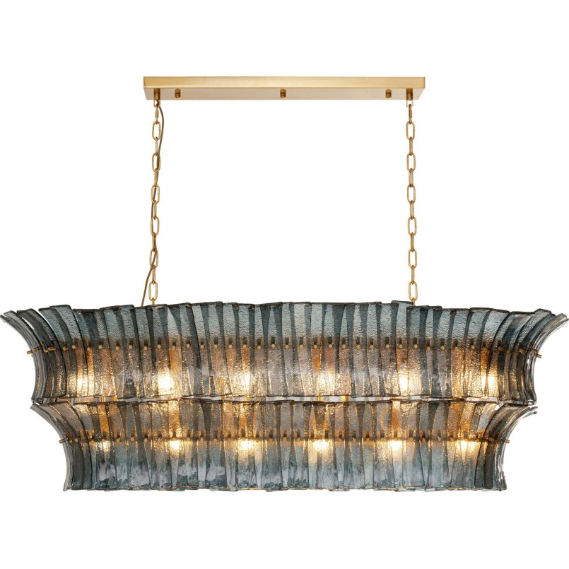 Suspension Venezia bleu 130cm