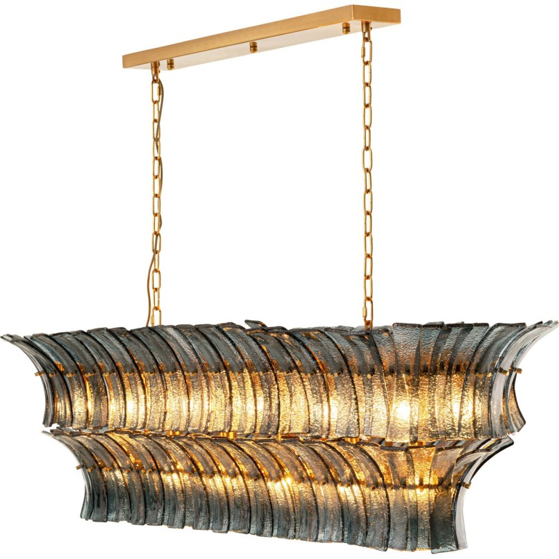 Suspension Venezia bleu 130cm